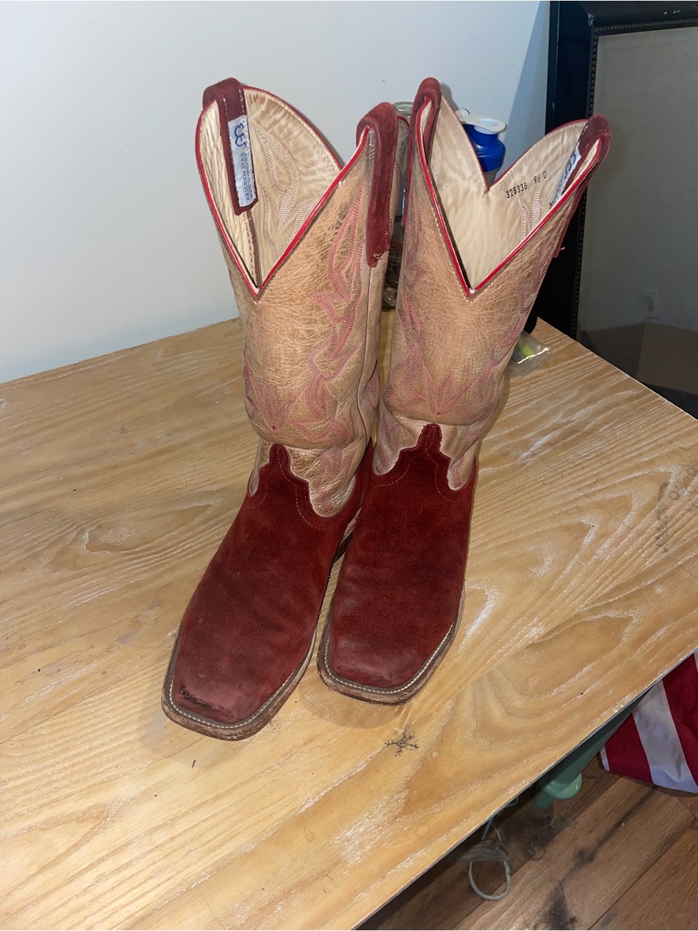 Anderson Bean Red Suede Firebird Capybara - Picture 3 of 4